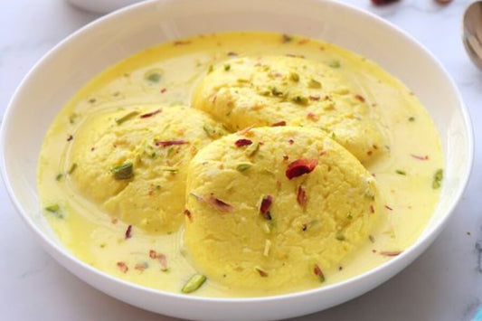 saffron rasmalai