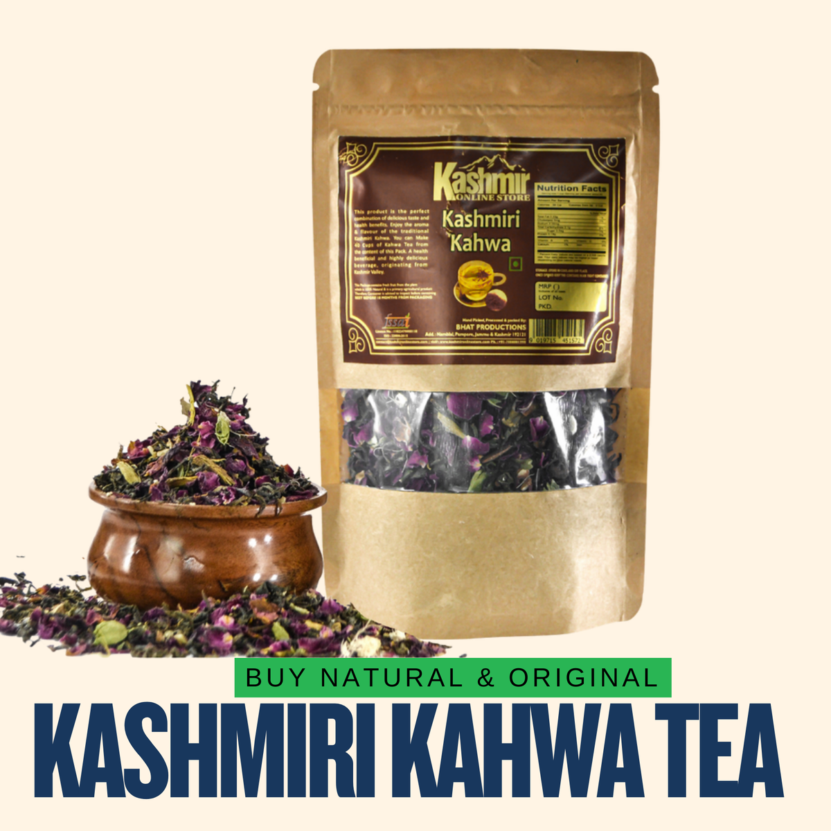 kashmiri kahwa tea