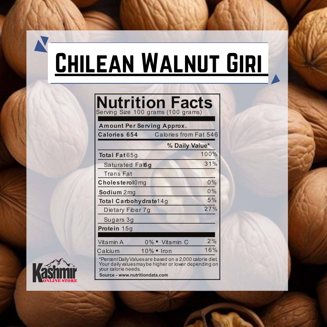 Chilean Walnut Giri nutrition