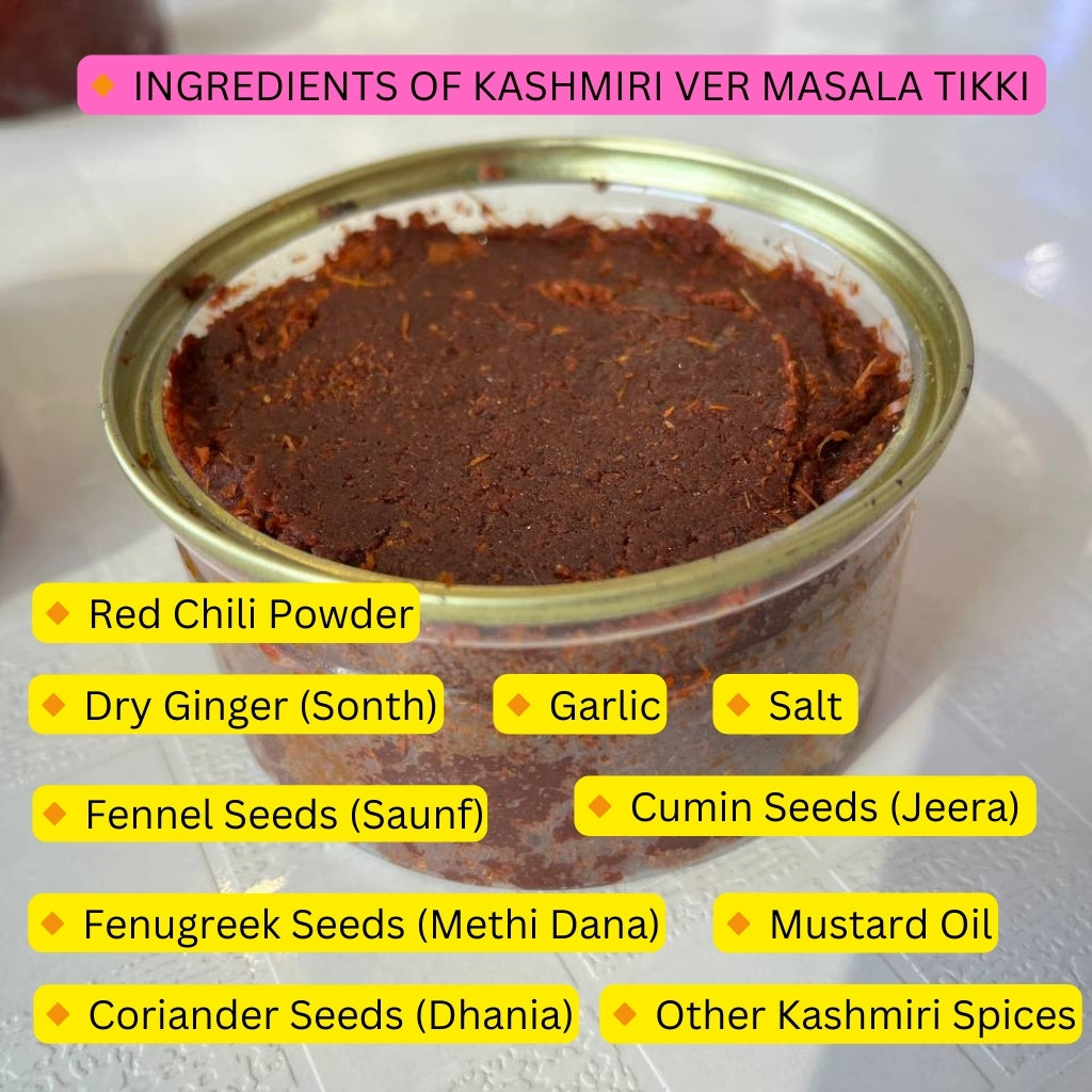 Buy Kashmiri Ver Masala Tikki – Authentic Spicy Delight | Fresh & Flavorful