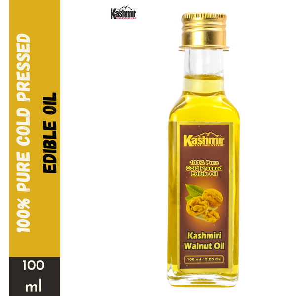 Walnut Oil  100% Pure Cold Pressed Akhrot Ka Tel (100 ml) – Vediqure